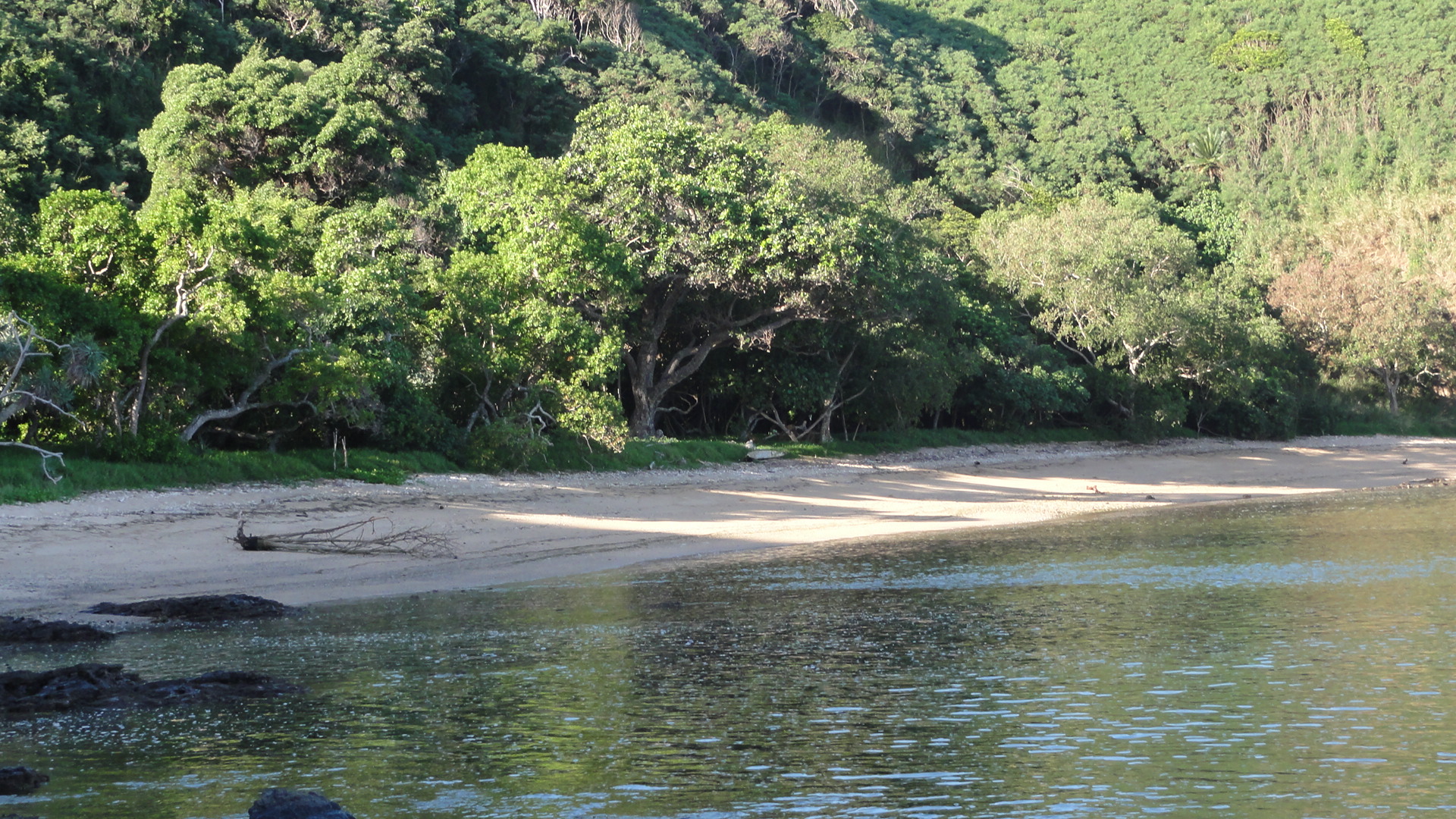 La plage de la Baie des amoureux