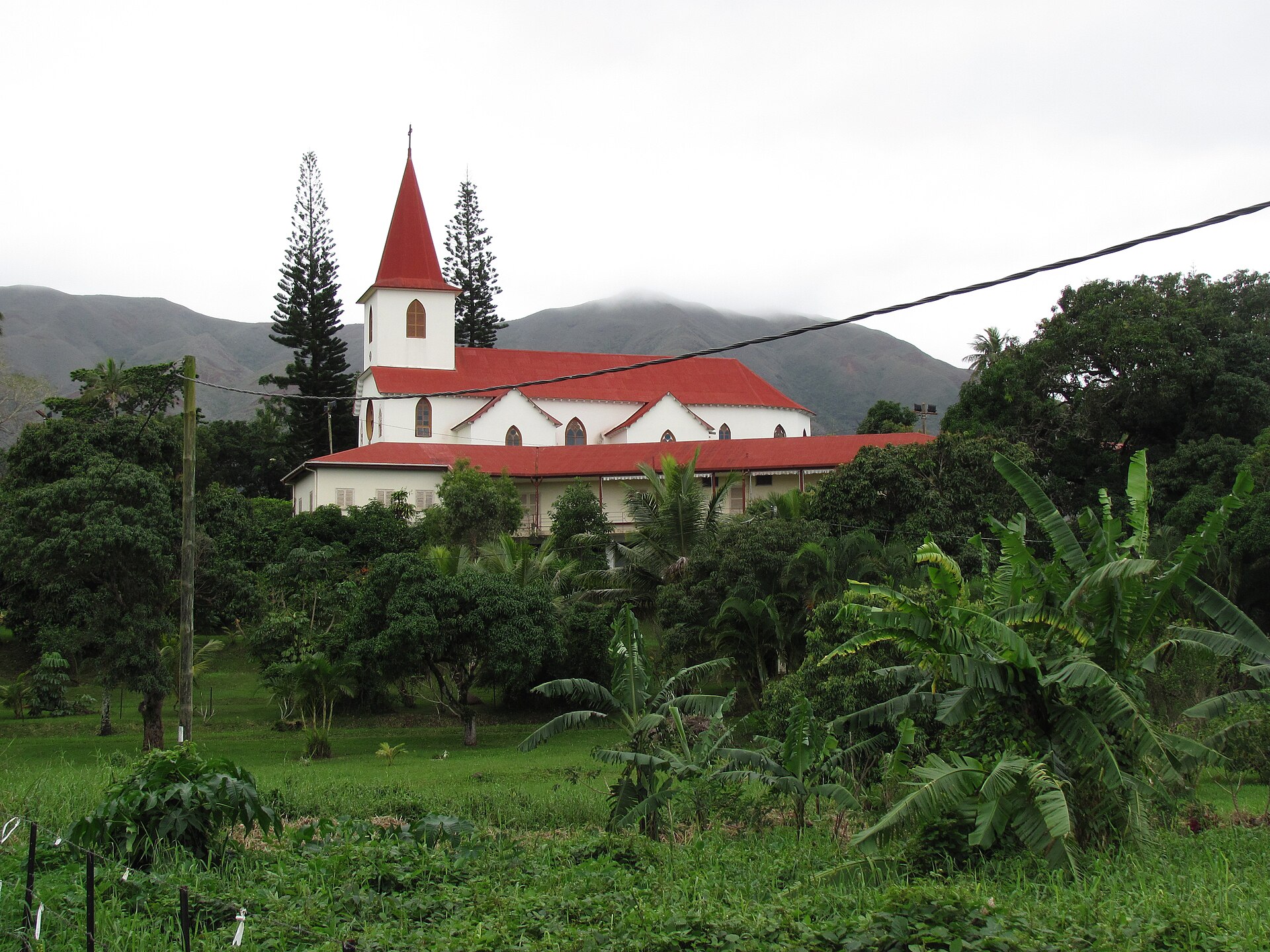 Catholic church, Saint Louis, Le Mont-Dore, New Caledonia