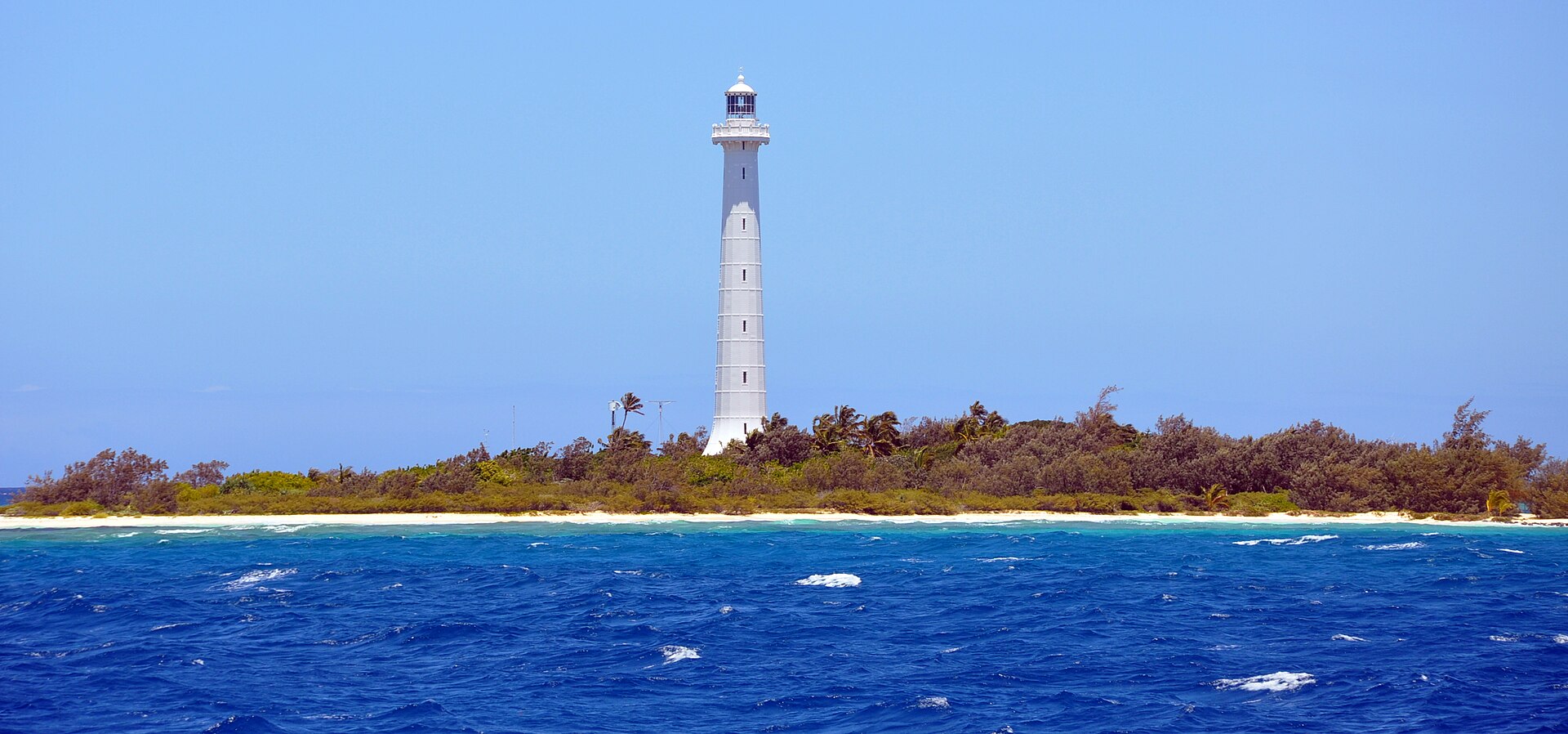 Amédée lighthouse on Amédée Island, New Caledonia