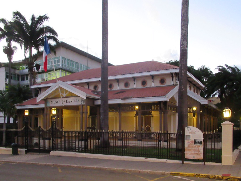 The Musée de la Ville de Nouméa on Rue Jean Jaurès in Nouméa, New Caledonia, South Pacific, is the city's former town hall (1880).