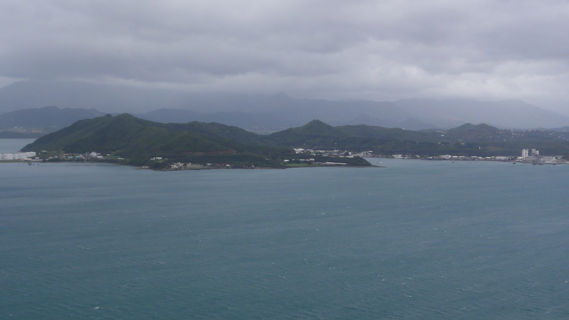 Vue sur la presqu'île de Ducos