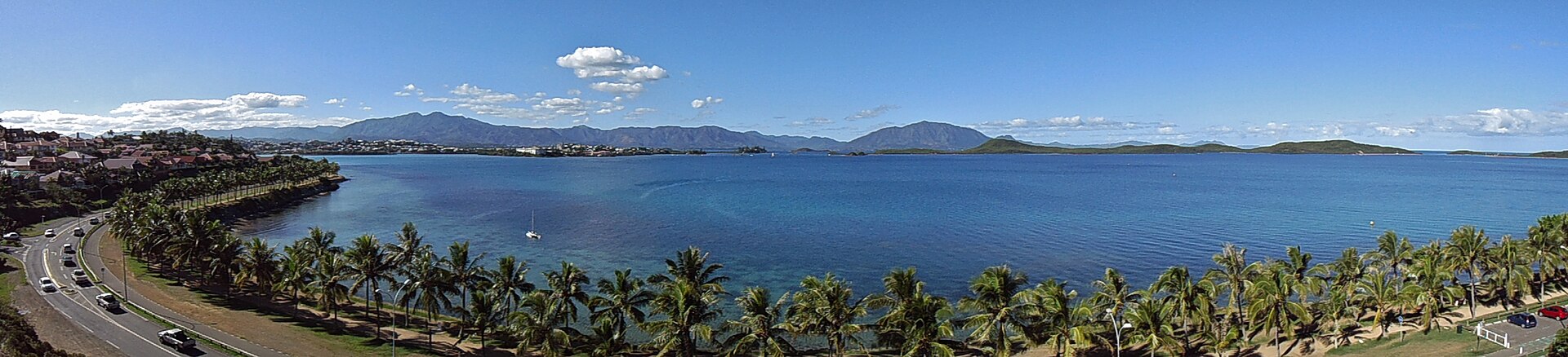 Panoramique de la Promenade Pierre Vernier à Nouméa